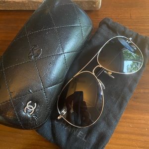 Chanel Aviator sunglasses